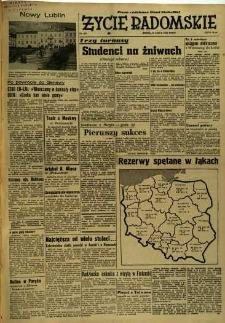 Życie Radomskie, 1954, nr 166