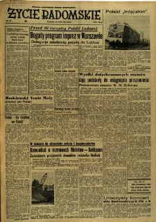 Życie Radomskie, 1954, nr 171