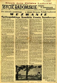 Życie Radomskie, 1954, nr 173