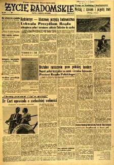 Życie Radomskie, 1954, nr 186