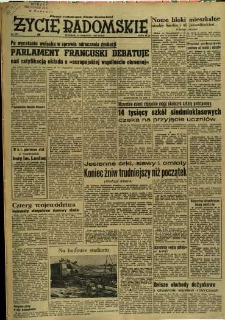 Życie Radomskie, 1954, nr 207