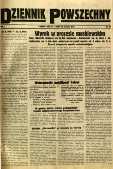 Dziennik Powszechny, 1945, R. 1, nr 37