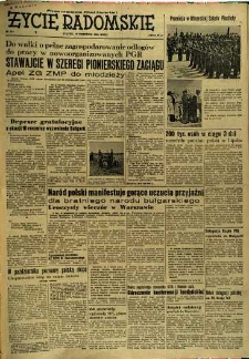 Życie Radomskie, 1954, nr 216