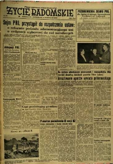 Życie Radomskie, 1954, nr 230