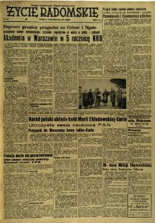 Życie Radomskie, 1954, nr 240