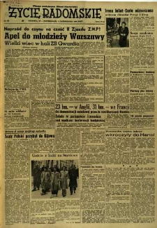 Życie Radomskie, 1954, nr 242