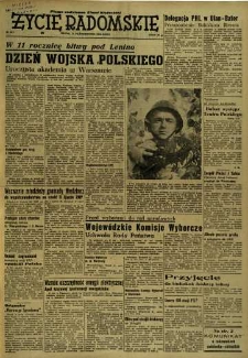 Życie Radomskie, 1954, nr 244