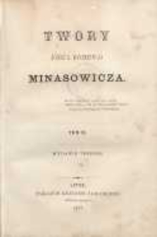 Twory Józefa Dyonizego Minasowicza T. 2 Kilka rad dla piszących poezye do śpiewania