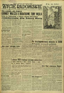 Życie Radomskie, 1953, nr 160
