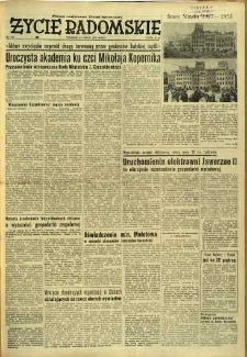 Życie Radomskie, 1953, nr 172