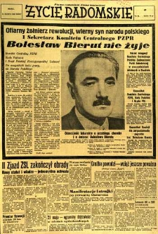 Życie Radomskie, 1956, nr 62