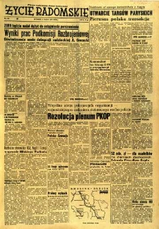 Życie Radomskie, 1956, nr 109