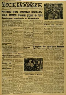 Życie Radomskie, 1956, nr 133
