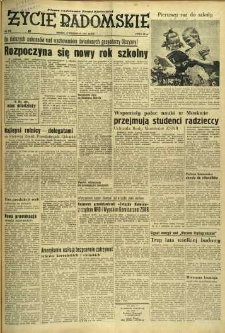 Życie Radomskie, 1953, nr 209