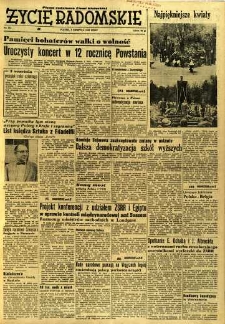 Życie Radomskie, 1956, nr 184