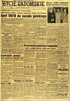 Życie Radomskie, 1956, nr 195