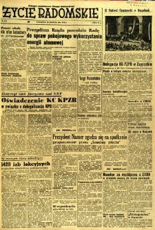 Życie Radomskie, 1956, nr 207