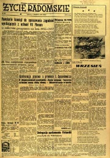 Życie Radomskie, 1956, nr 209