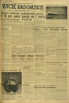 Życie Radomskie, 1953, nr 260