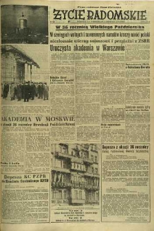 Życie Radomskie, 1953, nr 267