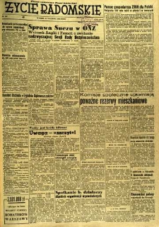 Życie Radomskie, 1956, nr 229