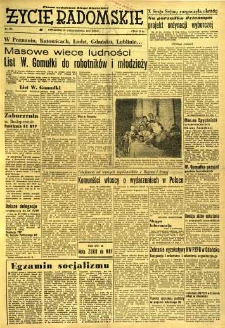 Życie Radomskie, 1956, nr 255