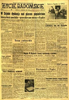 Życie Radomskie, 1956, nr 269