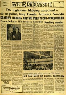 Życie Radomskie, 1956, nr 287