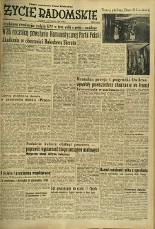Życie Radomskie, 1953, nr 301