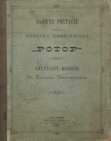Główne postacie powieści Henryka Sienkiewicza „potop” : krytyczny rozbiór