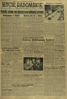 Życie Radomskie, 1955, nr 197