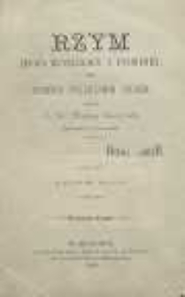 Rzym jego kościoły i pomniki