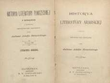 Historya literatury arabskiej