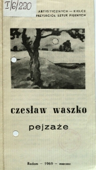 Czesław Waszko. Pejzaże