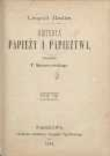 Historya Papieży i papieztwa. T. 8