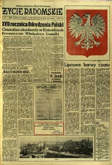 Życie Radomskie, 1961, nr 173