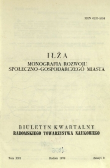 Biuletyn Kwartalny Radomskiego Towarzystwa Naukowego, 1979, T. 16, z. 3