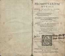 Promptuarium morale super Evangelia festorum totius anni P. 3