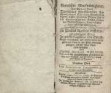 Auserlesene Merckwürdigkeiten, von Alten und neuen theologischen marckschreyen, Taschen-spieleren…4. Th.