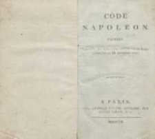 Code Napoleon. Èd. conforme aux changemens adoptès…