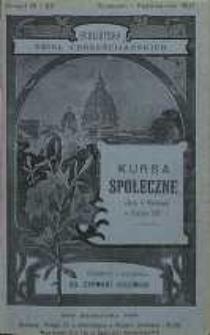 Kursa społeczne odbyte w Warszawie d. 27, 28, 29, 30 sierpnia 1907 r.