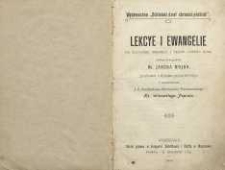 Lekcye i Ewangelie na wszystkie niedziele i święta całego roku