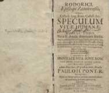 Speculum vitae humanae. Duobus libris