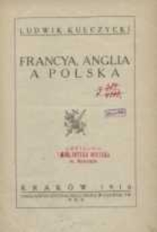 Francja, Anglia a Polska