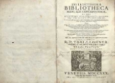 Instructissima bibliotheca manualis concionatoria…T. 3 continens litteras M,N,O P