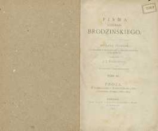 Pisma Kazimierza Brodzińskiego. T. 3 : Proza. O klasyczności i romantyczności (1818). Literatura polska (1822-1823)