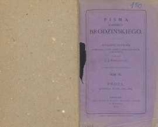 Pisma Kazimierza Brodzińskiego. T. 4 : Proza. Literatura polska (1822-1823)