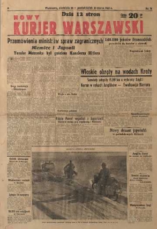 Nowy Kurjer Warszawski, 1941, nr 75