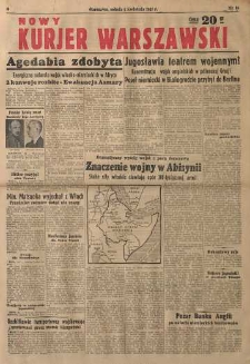 Nowy Kurjer Warszawski, 1941, nr 80