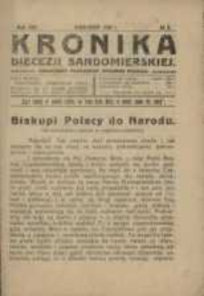 Kronika Diecezji Sandomierskiej, 1920, R. 13, nr 9